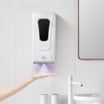 thumbnail image 4 of Irfora Fengjie Baño Sin contacto Limpieza Dispensador de líquido Máquina Montado en la pared Rociador de niebla fina Higiene de manos Sensor automático Luz UV Limpiador de manos Pulverizador de inducc Irfora Máquina de limpieza manual, 4 of 7
