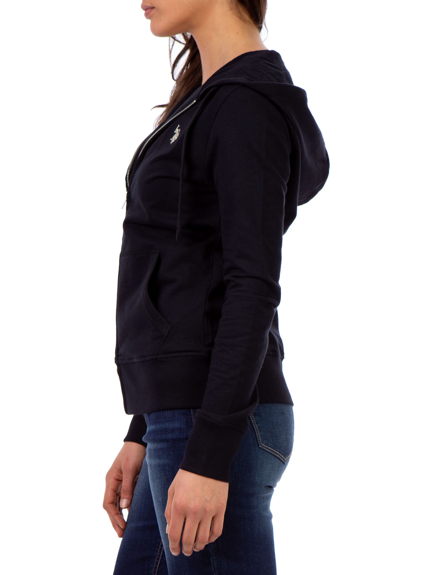 US Polo Assn. Long Sleeve Hooded Relaxed Fit Hoodie (Women's) 1 Pack - image 2 of 2
