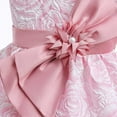 thumbnail image 6 of Coerni Baby Toddler Girls Sleeveless Floral Mesh Tutu Princess Dress Prom Party Dress Tulle Bow Dress 3 To 10 Years, 6 of 9