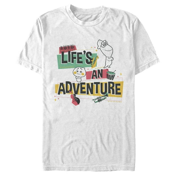 Men's Soul Life's an Adventure  Graphic Tee White Large