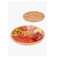 thumbnail image 1 of Tabla Para Quesos Xtellar De Madera De Bambú Con 5 Espacios Carnes, 1 of 4