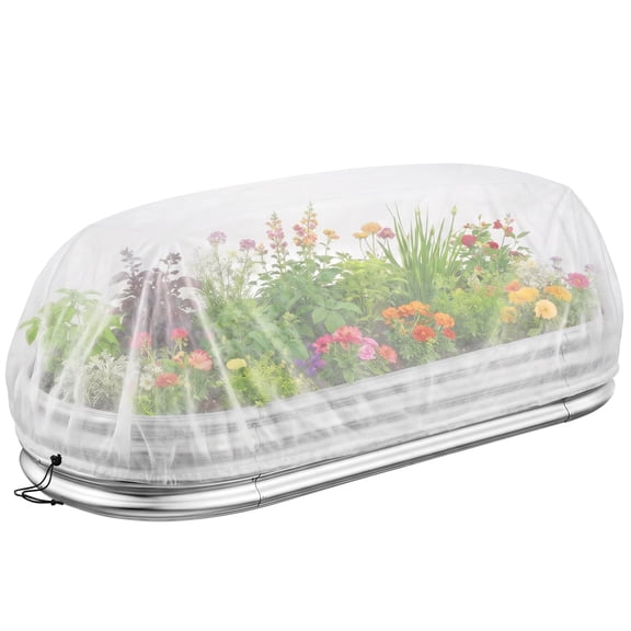 Ebaokuup Raised Bed Shade Cover with Drawstring, Plant Protection for 4 x 2 x 1 FT Garden Beds