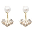 thumbnail image 2 of Pendientes para mujer, regalos para mujer, pendientes de perlas, pendientes de perlas pequeños y exquisitos, pendientes de perlas, 2 of 5