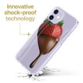 thumbnail image 3 of Case Yard iPhone-11 Case Clear Soft & Flexible TPU Ultra Low Profile Slim Fit Thin Shockproof Transparent Bumper Protective Cover Drop Protective Cell Phone Cases (Strawberry Chocolate), 3 of 8