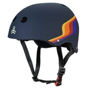 Triple Eight Certified Sweat Saver Skateboarding and Bike Helmet, Pacific Beach