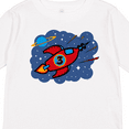 thumbnail image 4 of Inktastic Rocket Ship 3rd Birthday Boys Long Sleeve Toddler T-Shirt, 4 of 5