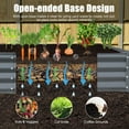 thumbnail image 6 of Domi Galvanized Raised Garden Bed ,Large Metal Planter Box for Growing Vegetables, Fruits, and Flowers Outdoors, Gray, 8x4x1ft, 6 of 7