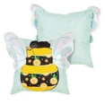 thumbnail image 2 of Home Sweet Home Bee Applique Wings 18" Interchangeable Pillow Cover, 2 of 4