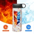thumbnail image 6 of Sikiie Butterfly Flower Print 18OZ Insulated Straw Cup, Portable Leak-proof Sports Water Bottle, Stainless Steel Water Cup Suitable for Home and Outdoor, 6 of 8