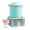 Aqua, variant on Nostalgia Electric Ice Cream Maker with 2-Qt Double Insulated Gel Canister & Stainless Steel Base - Makes Sorbet, Soft Serve, and Frozen Yogurt - Aqua
