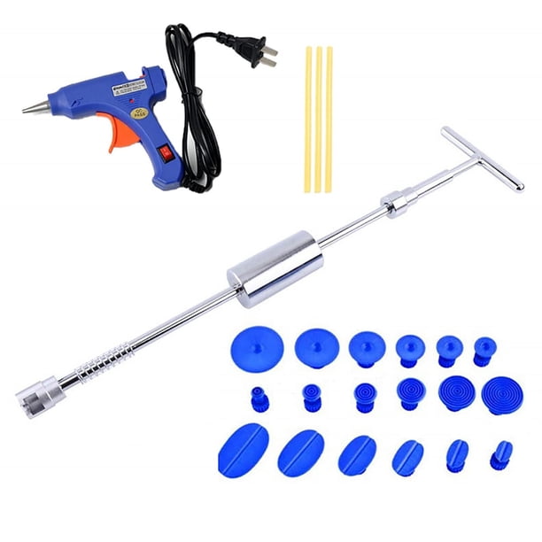 Kit Extractor de Abolladuras Herramienta de Reparación sin Pintura para Coche, Frigorífico o Moto de