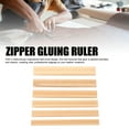 thumbnail image 3 of Wood Zipper Gluing Guide, Professional Exquisite Craftsmanship Compact 6Pcs Zipper Glue Spacer  for Crafting Sewing, 3 of 7