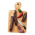 thumbnail image 2 of Tabla de cortar de cocina Sunnimix para casa de muñecas 1/6 resina 6.5x3.8cm, 2 of 7