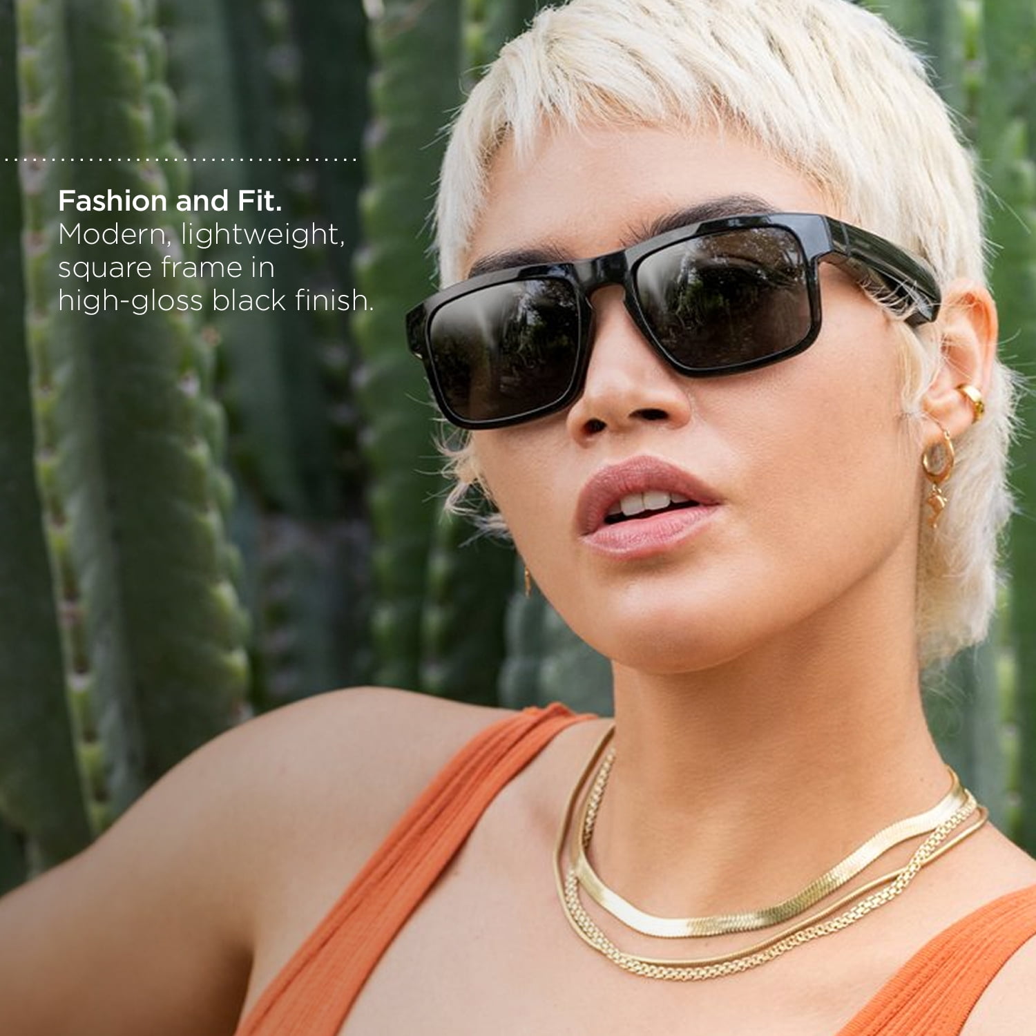 Buy Bose Frames Tenor Rectangular Audio Bluetooth Sunglasses, Black