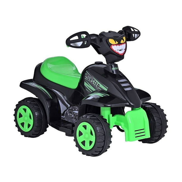 Montable eléctrico Prinsel Mini Quad Monster Con Luces Y Acelerador De Pedal