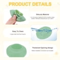 thumbnail image 2 of Uxcell 2-Pack Silicone Pot Lid Covers, 1.1" ID Universal Pot Lid Top Knob Heat Resistant Handle Caps [Green, Primate Style], 2 of 6