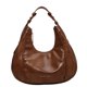 thumbnail image 5 of Bag Women PU Fashion Handuling Showarm Axila Crescent Croscent Crossbody Khaki, 5 of 9