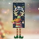 thumbnail image 4 of Banner colgante de puerta navideña, tema creativo del festival para suministros de Natividad en el hogar, 4 of 7