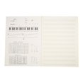 thumbnail image 5 of Cinco LíNeas de Notas la MúSica Cuaderno PortáTil Tab Personal Del BastóN, 5 of 5