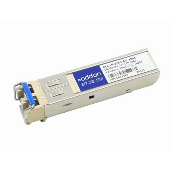 AddOn Cisco GLC-LH-SMD Compatible 1000Base-LX SFP Transceiver 10Ct