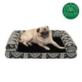 thumbnail image 4 of FurHaven Southwest Kilim Orthopedic Sofa Pet Bed for Dogs & Cats - Black Medallion, Medium, 4 of 13