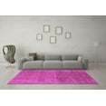 thumbnail image 3 of Ahgly Company Indoor Square Oriental Pink Industrial Area Rugs, 5' Square, 3 of 4