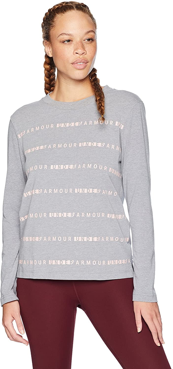 Under Armour Womens Graphic Stripe Wm Long Sleeve