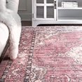 thumbnail image 5 of nuLOOM Vintage Debra Medallion Fringe Area Rug or Runner, 5 of 5