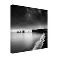 thumbnail image 4 of Canvas Wall Art - George Digalakis 'Lapping At The Shore Of A Solitary Ocean' Wall Art for Living Room, Bedroom, or Office Décor by Trademark Fine Art - 18 x 18 Inches, 4 of 4