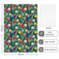 thumbnail image 2 of 2 Pcs Pioneer Flower Floral Print Pattern Kitchen Towels, Funny Microfiber Dish Towel Set, 18" X 26" Tea Towels, 2 of 6