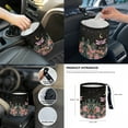 thumbnail image 7 of Jeiento Dragonfly Car Accessories Sets 14pcs Car Seat Cover Protector Steering Wheel Cover Seatbelt Pads Auto Armrest Cover Trash Bin Rearview Mirror Cover Floral Handbrake Cover Set Coasters, 7 of 7