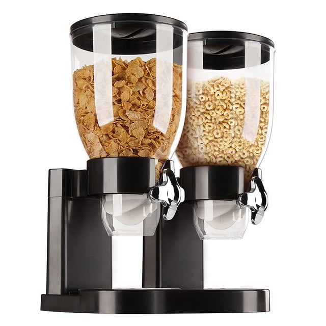 Dispensador De Cereal Doble Aquila Negro Aquila DC0092