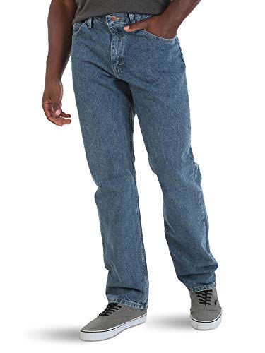 Wrangler Authentics Mens Classic 5-Pocket Relaxed Fit Cotton Jean