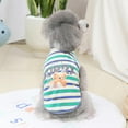 thumbnail image 3 of Dogs Shirt Pet Clothes, Puppy Clothing Printed Vest T-Shirt Cat Apparel Doggy Breathable Sweatshirt Cotton Soft Outfits for Small Medium Large Dogs Cool Tee Tank Top Tshirts, 3 of 8