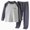 L101-Grey, variant on Toddler Baby Boy Fall Clothes Striped Elephant Print Long Sleeve Pullover Tops + Soft Pants Winter Outfits Pjs 2Pcs(L101-Blue,15-17 Y)