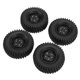 thumbnail image 3 of 4 neumáticos de goma delanteros y traseros de 1,9 pulgadas y 100 mm con llantas de plástico para SCX10 90046 1/10 RC Crawler, 3 of 8