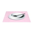 thumbnail image 3 of Ryvnso Placemats Set of 4 Light Pink Dining Mats Heat-Resistant Non-Slip Washable Table Mat, 3 of 8