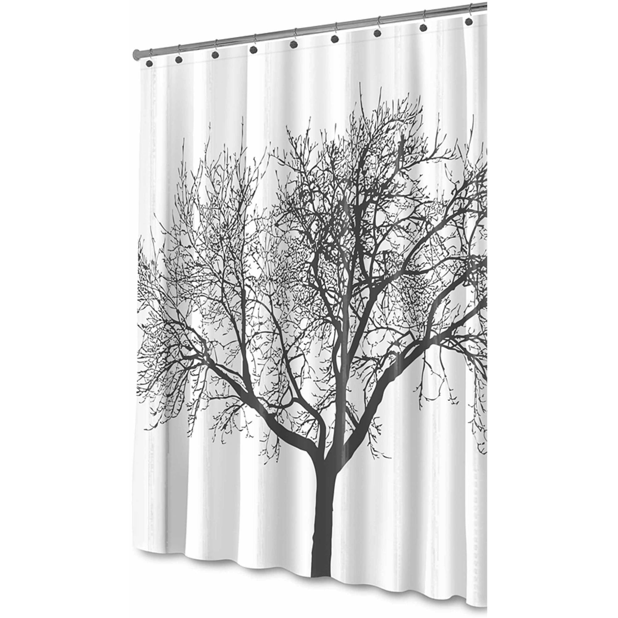 Splash Home Tree Polyester Fabric Shower Curtain, 70