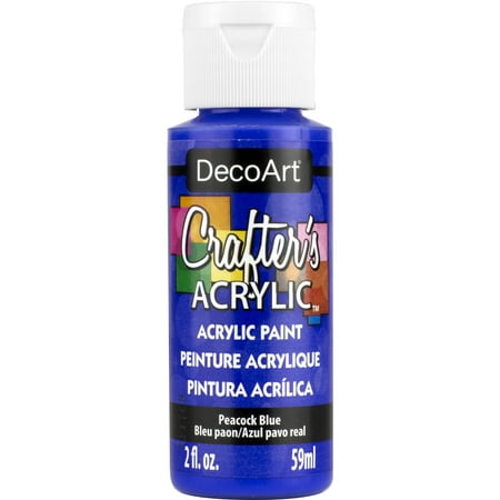 UPC: 0766218005830 | DecoArt Crafter s Acrylic Paint 2 oz. Peacock Blue