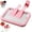 Pink, variant on At-Home Rolled Ice Cream Maker Kit, At-Home Instant Freeze Plate with 2 Scrapers, DIY Homemade Ice Cream Roll Maker Tray for Yogurt Sorbet and Fun Family Dessert Activities