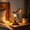 1pc Night Light#A08, variant on Stained Glass Hummingbird Night Lamp, Handcrafted 3D Animal LED Table Lamp, USB Powered Hummingbird Light for Home Office Desk Decor Gift