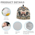 thumbnail image 7 of HELLHERO Polyester Canvas Coffee Pot Cloth Covers Back-to-back Roosters Flowers Lightweight Insulating Warming for Housewife, 7 of 7