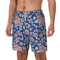 thumbnail image 2 of Balery Rose Flowers Mens Swim Trunks Swim Shorts for Men Quick Dry Inseam Beach Shorts with Compression Liner Pocket-Medium, 2 of 9