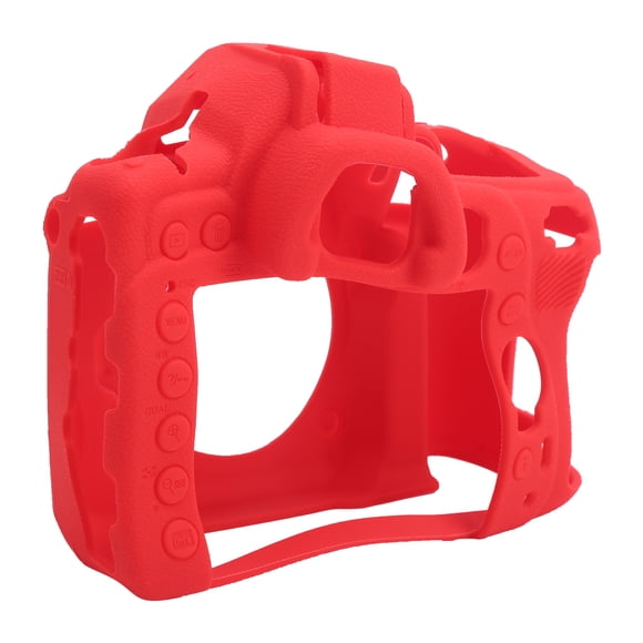 Funda protectora de silicona suave para cámara digital, compatible con accesorios de cámara Nikon D780, color rojo