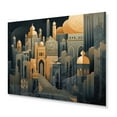thumbnail image 2 of Designart "City with Arabic Flair II" Surrealism landscape Metal Wall Art Prints, 2 of 5