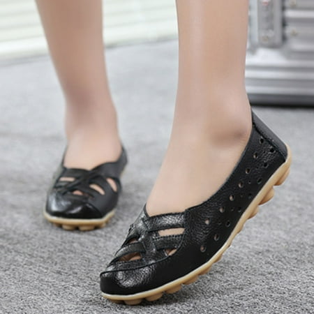 

bvgfsahne Summer Flat Sandals Hollow Shoes Women Shoes Hole Shoes Women Sandals
