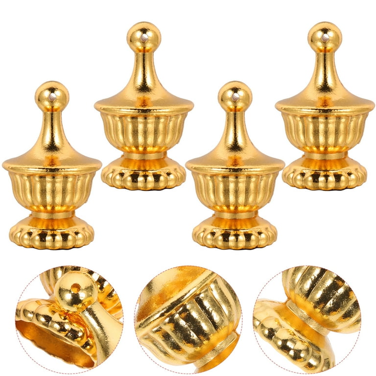 4pcs Lamp Shade Finials Topper Toppers Desk Lamp Finials Lamp Accessories