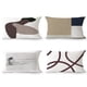 thumbnail image 1 of Juego de fundas de almohada con diseño geométrico abstracto, tela de felpa, 1 of 3