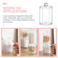 thumbnail image 3 of FONDOTIN Support de Coton Cosmétique Plastique Transparent pour Coiffeuse 1Ensemble, 3 of 6