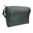 thumbnail image 2 of Vagarant Traveler 16" Casual Leather Messenger Bag Asymmetrical Design L35.Black, 2 of 3